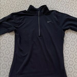 Nike Black Quarter-Zip Top
